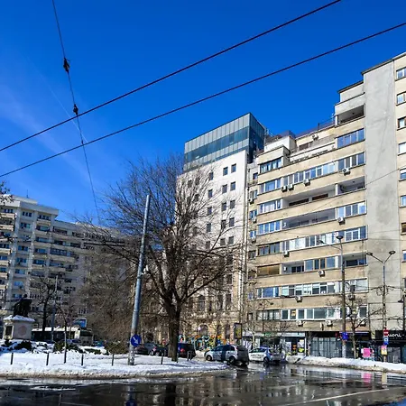 Stylish 1br Flat In - Rosetti Blanc Apartment Bukarest